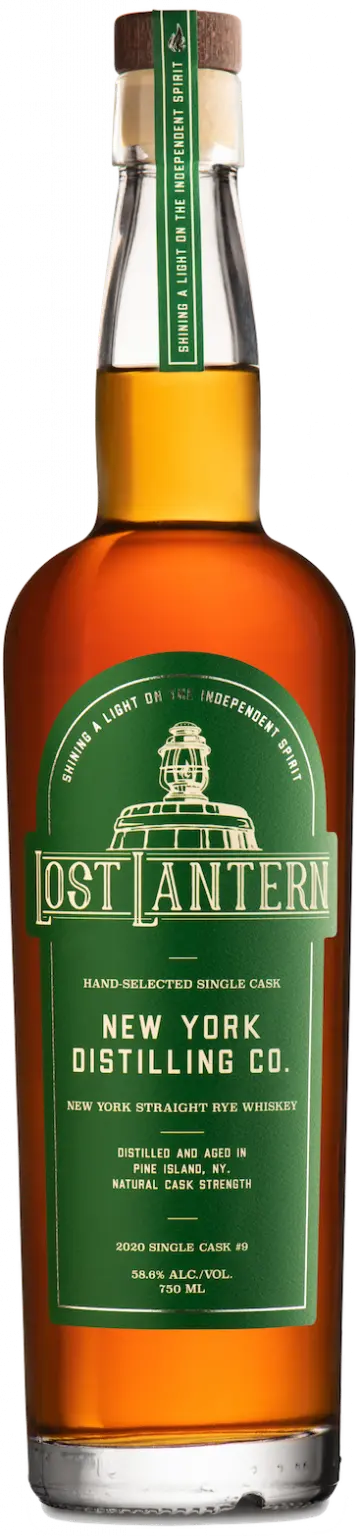 Lost Lantern Single Cask #9 New York Distilling Straight Rye Whiskey 119.2Pf 750Ml 1