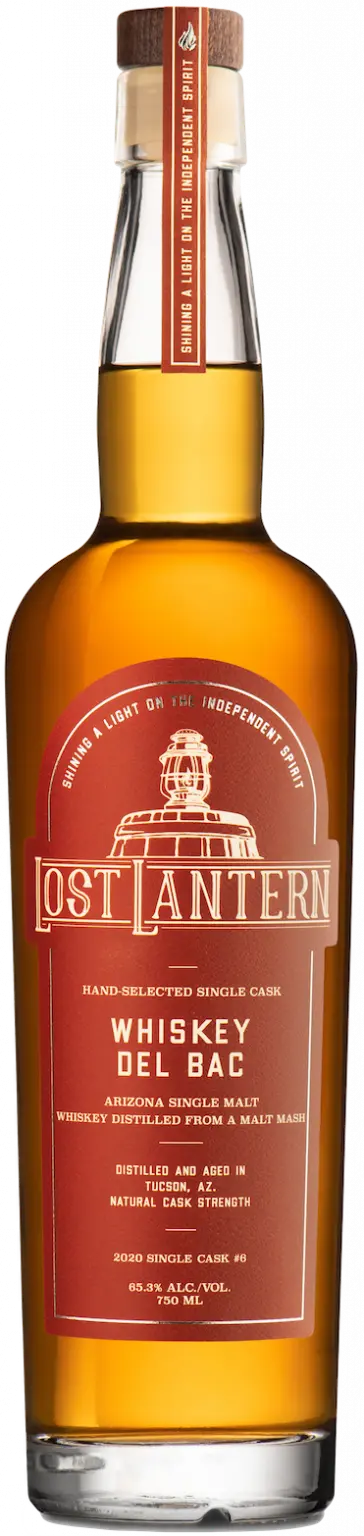 Lost Lantern Single Cask #6 Del Bac Arizona Single Malt Whisky 130.6Pf 750Ml 1