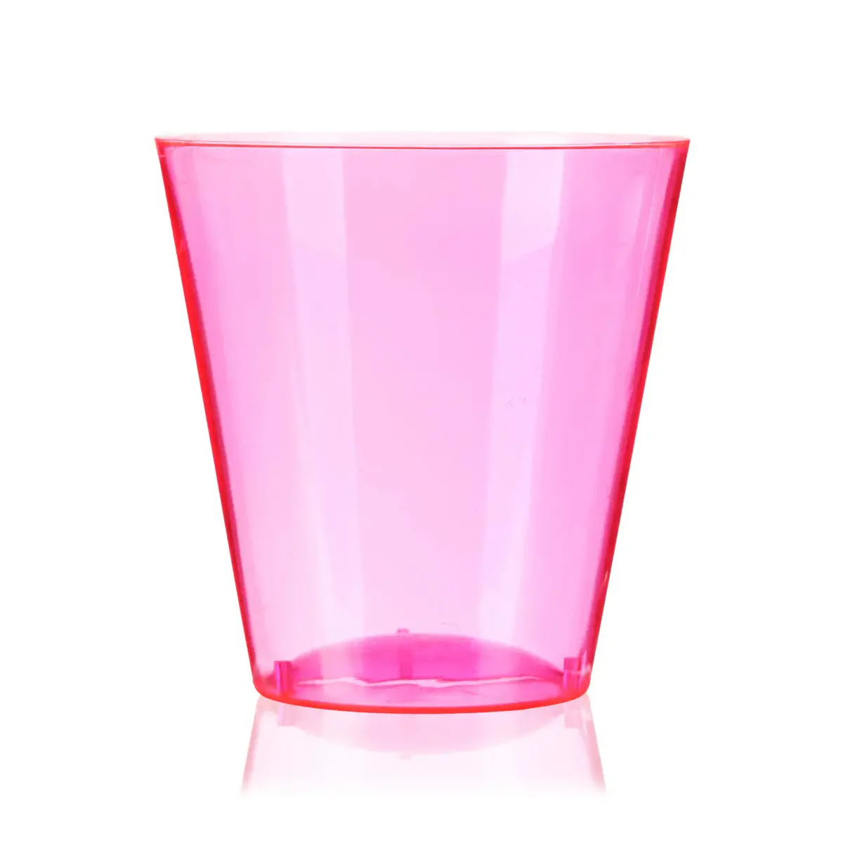 Pink Disposable Plastic Shot Glasses 1
