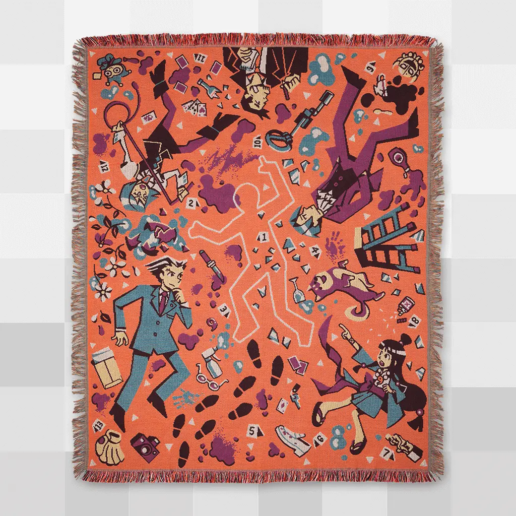 Crime Scene Throw Blanket 1