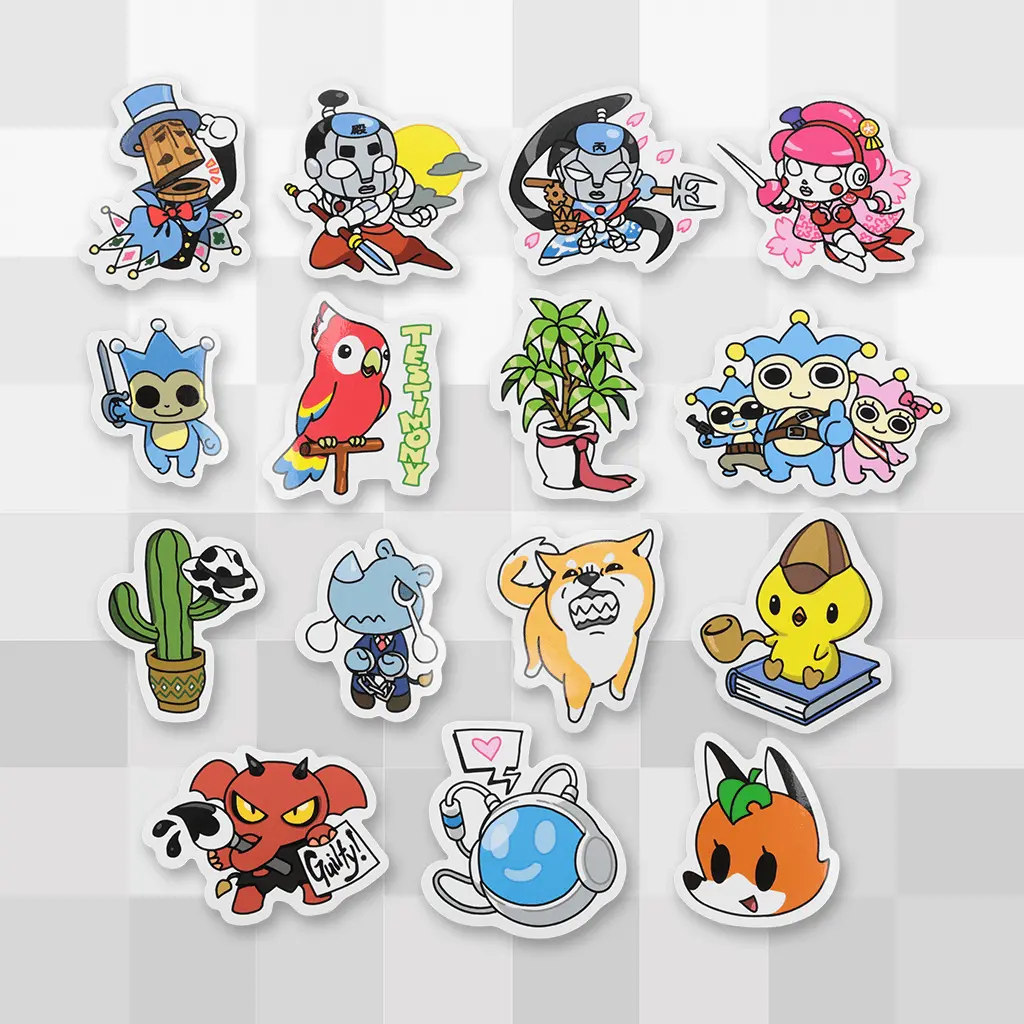 Criminally Cute Mascot Sticker Set 1