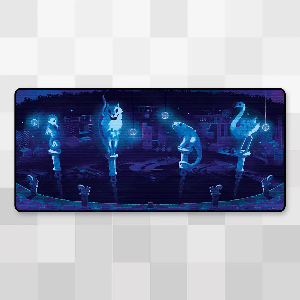 Effigies In The Depths Desk Mat 1