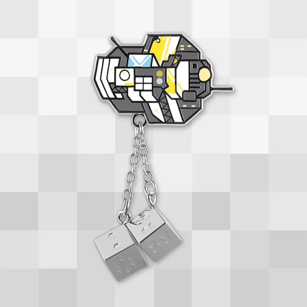 The Rig Hanging Dice Pin 1