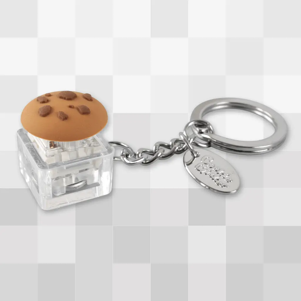 Cookie Clicker Clicker Cookie Keychain 1