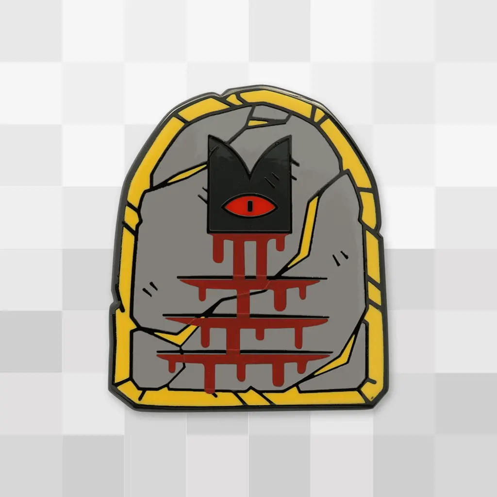 Commandment Stone Pin 1