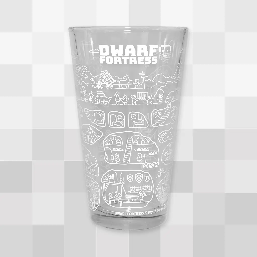 Fortress Cross-Section Pint Glass 1
