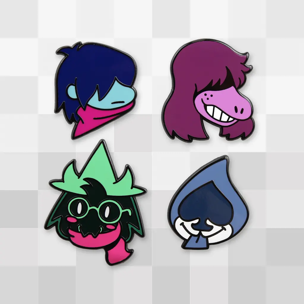 Deltarune Character Pin Set 1 1