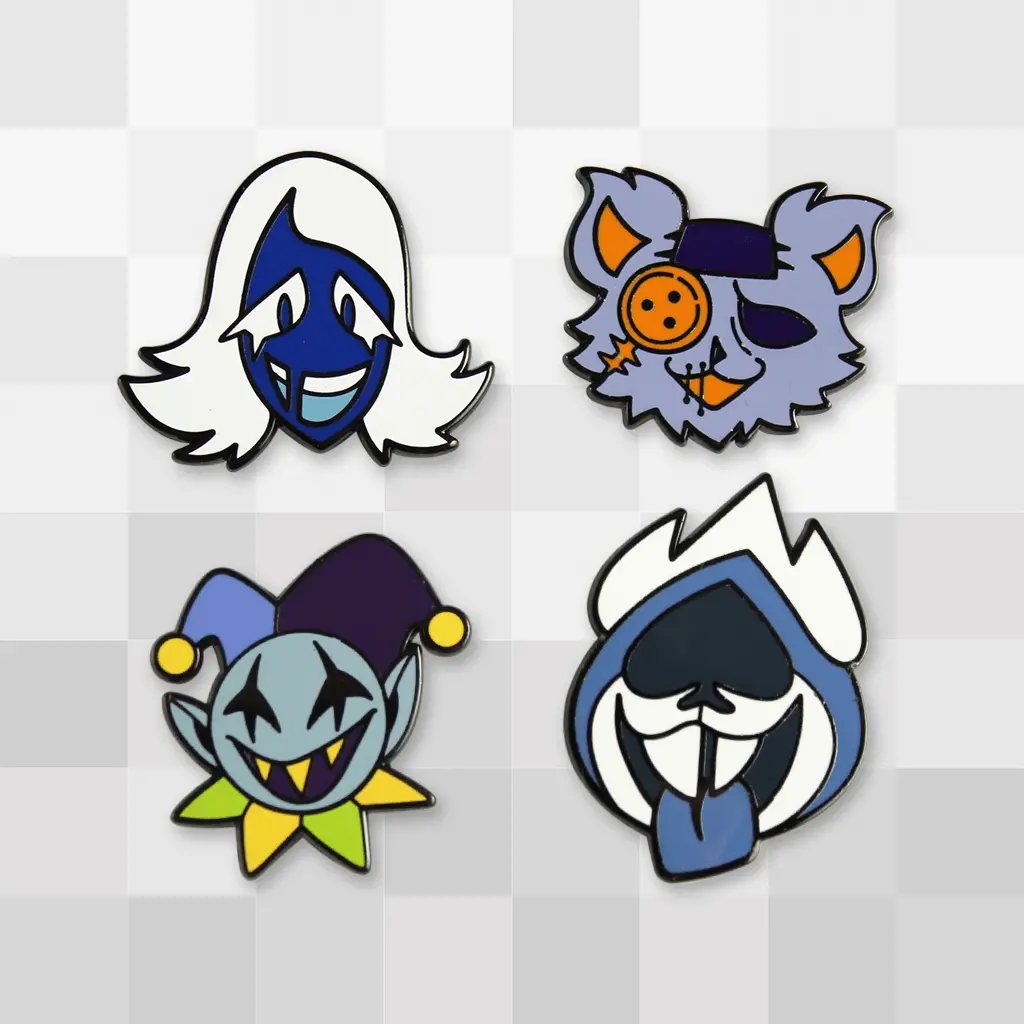 Deltarune Character Pin Set 2 1