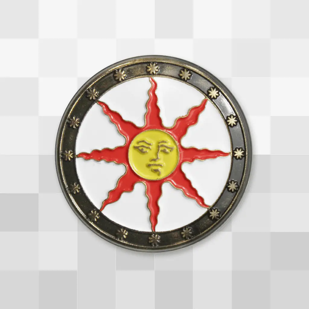 Sunlight Shield Enamel Pin 1