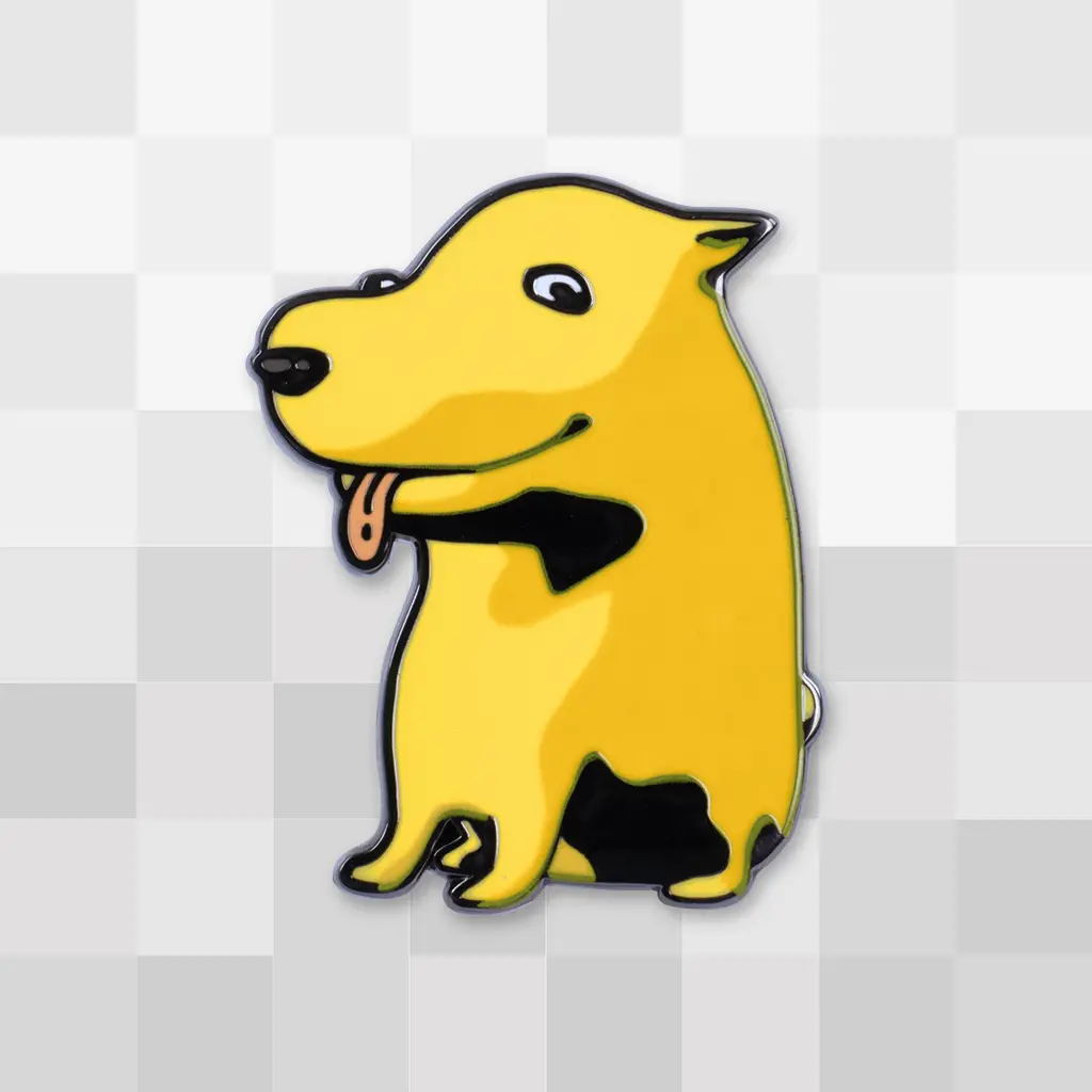 Hourglass Dog Pin 1