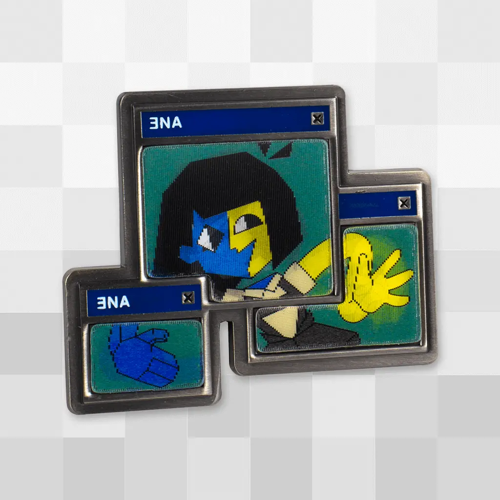 Ena Lenticular Pin 1
