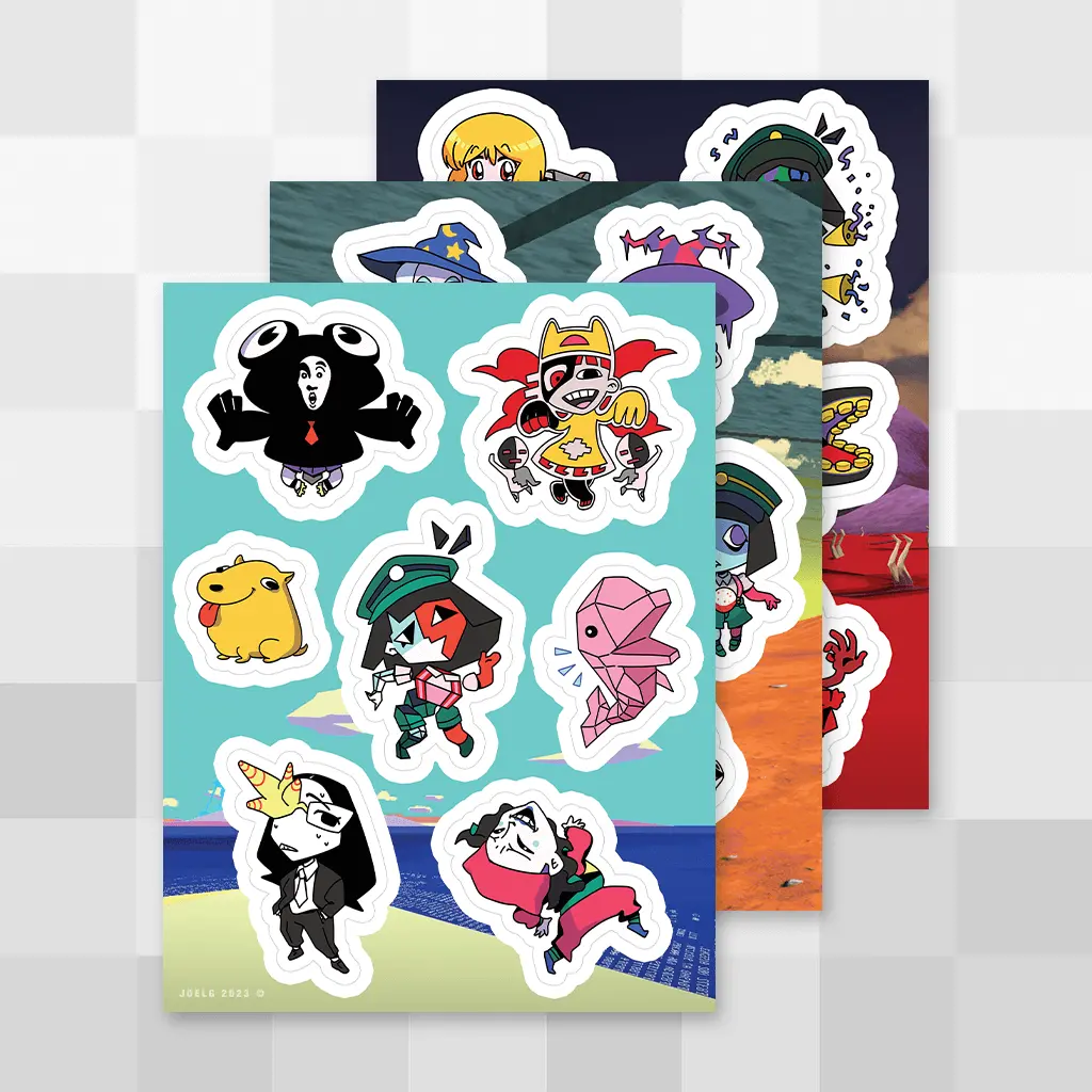 Ena Sticker Sheet Set 1