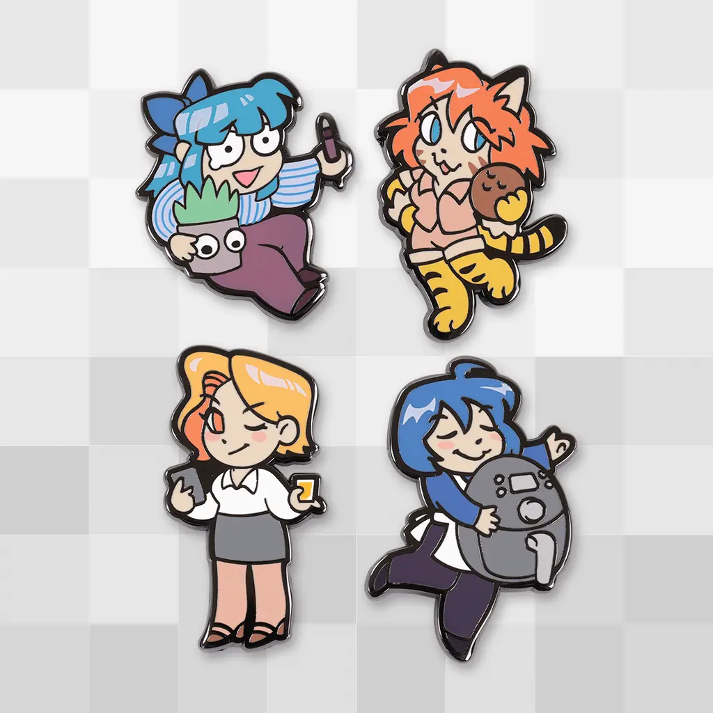 Endless Monday Character Pin Set 1
