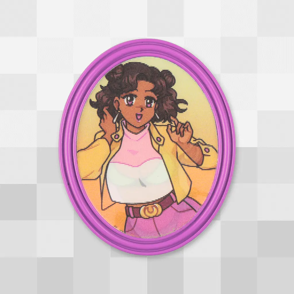 Reina Lenticular Pin 1