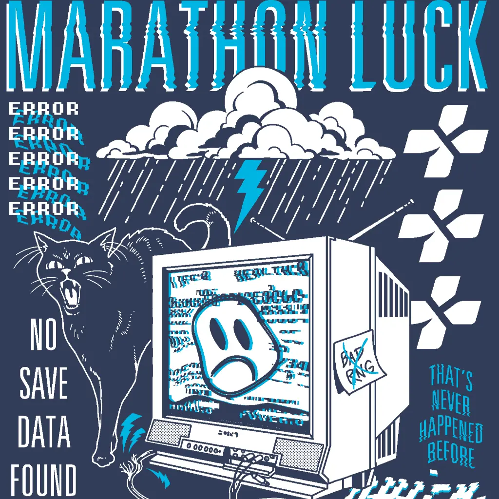 Gdq Marathon Luck T-Shirt 1