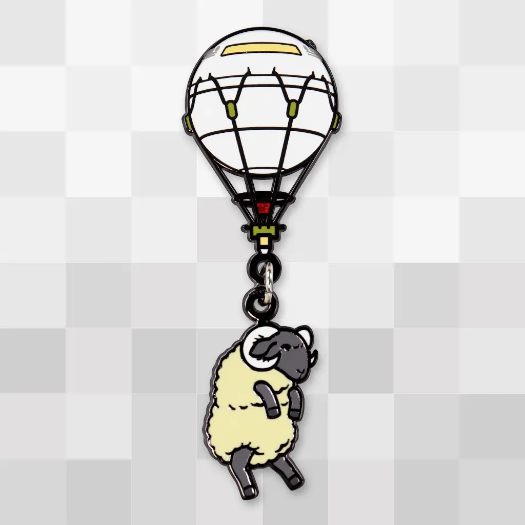 Fulton Dangling Sheep Pin 1