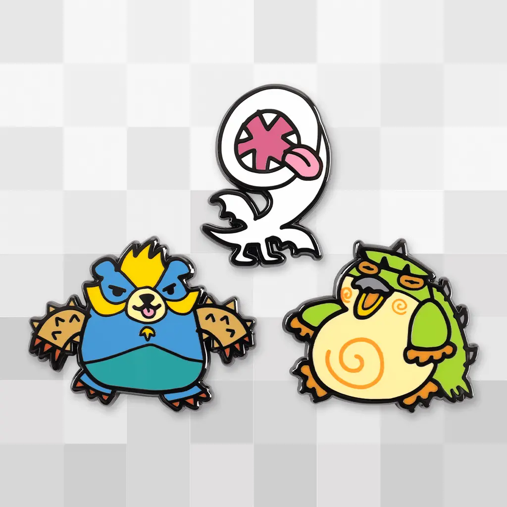Wonk Monster Enamel Pin Set 2 1