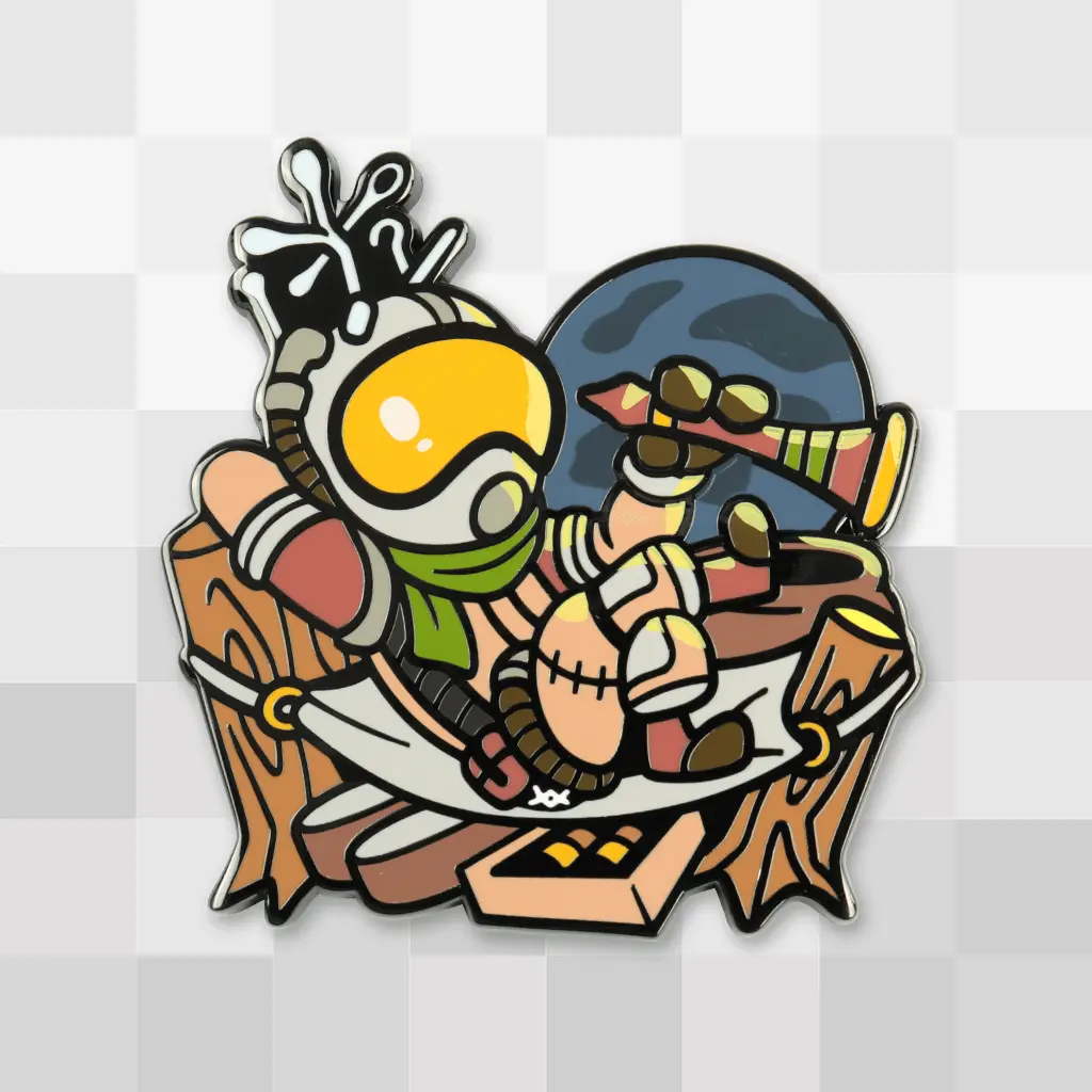 Gabbro's Island Enamel Pin 1