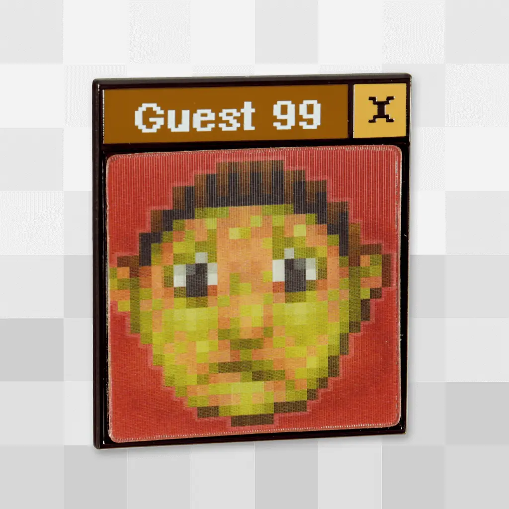 "I Feel Sick." Lenticular Pin 1