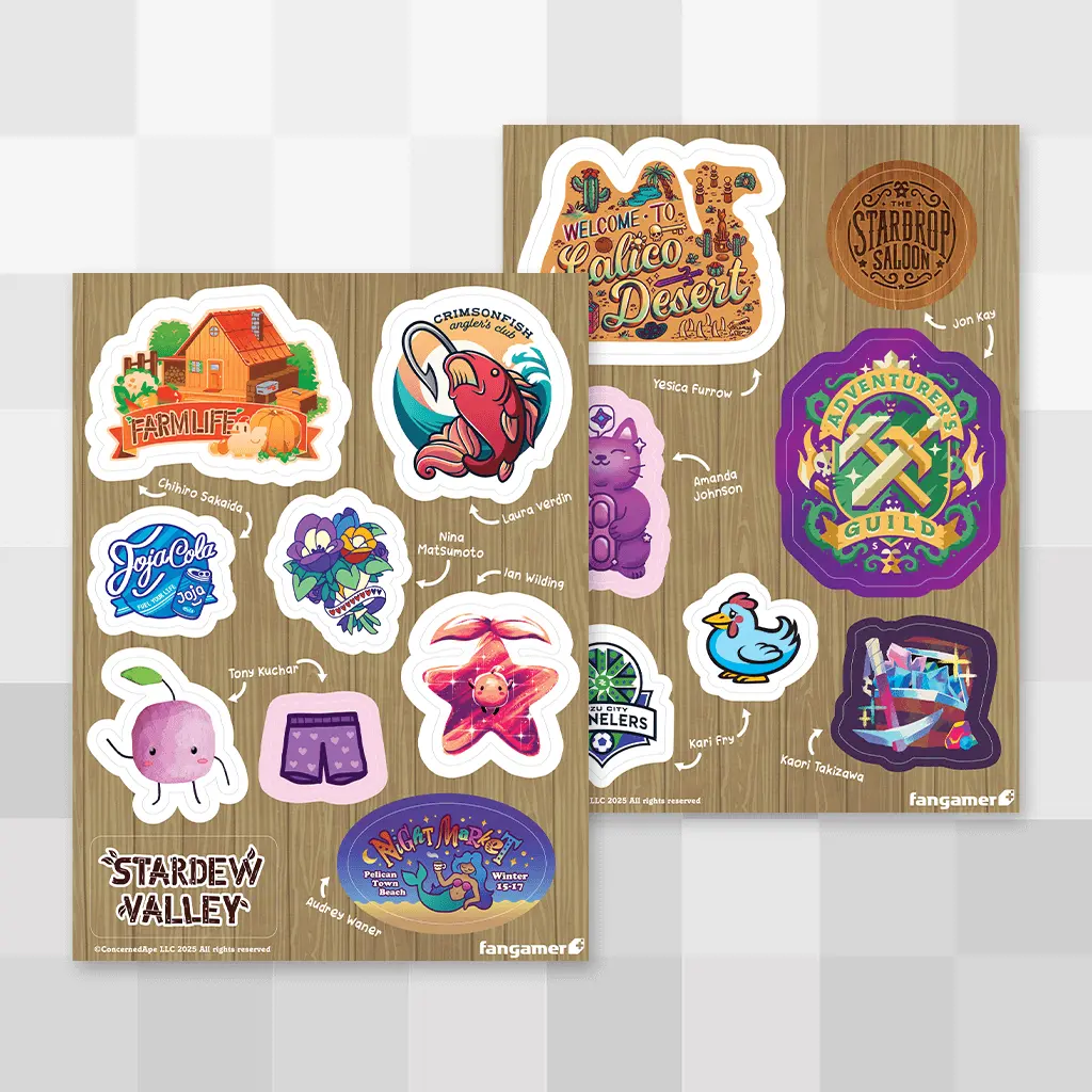 Pelican Town Sticker Sheet 1