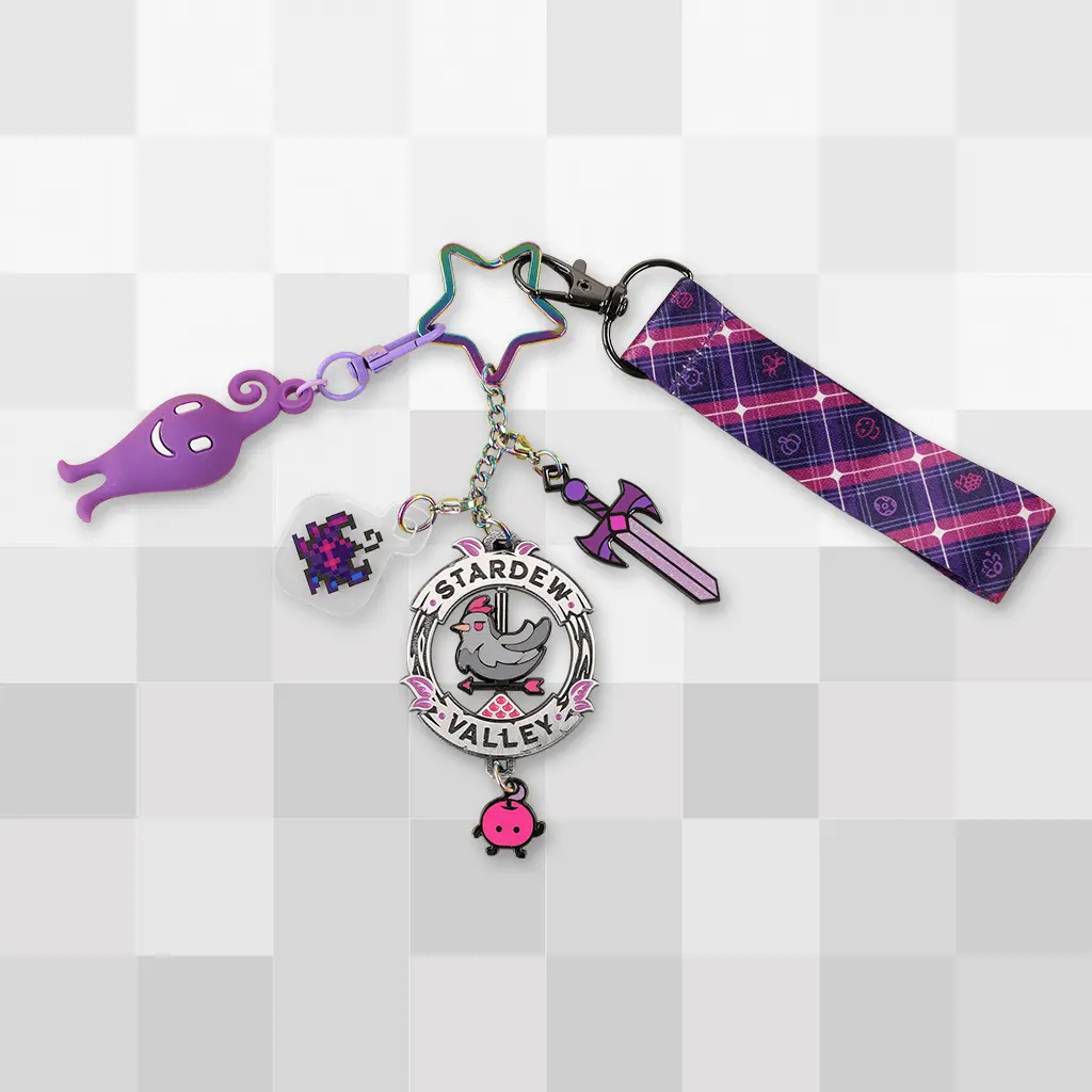 Void Farmer Spinning Charm Keychain 1