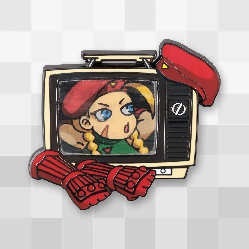 Street Fighter Buddies Lenticular Pin: Cammy 1