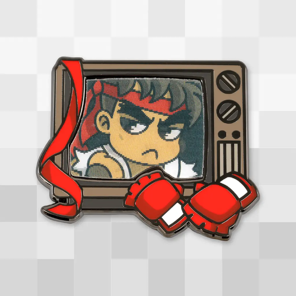 Street Fighter Buddies Lenticular Pin: Ryu 1