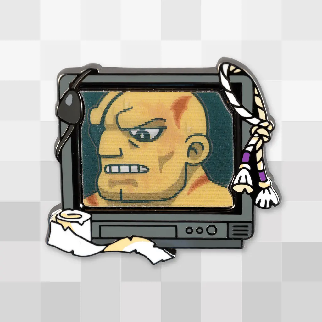 Street Fighter Buddies Lenticular Pin: Sagat 1