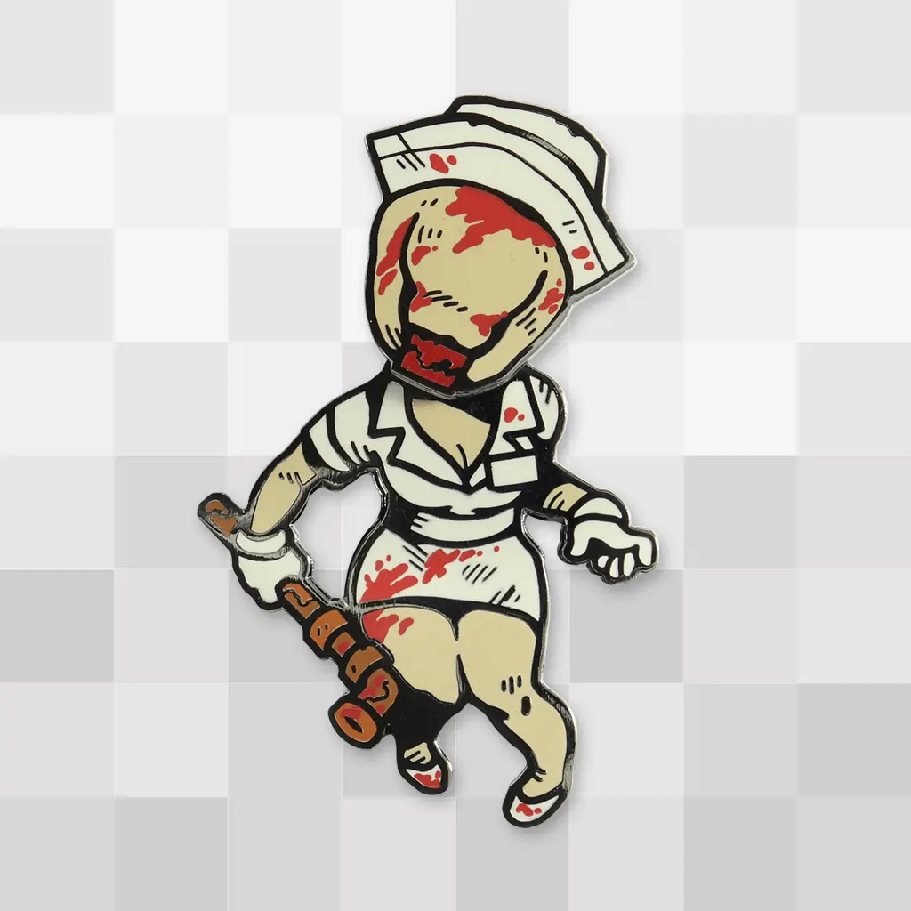 Bobblehead Nurse Pin 1