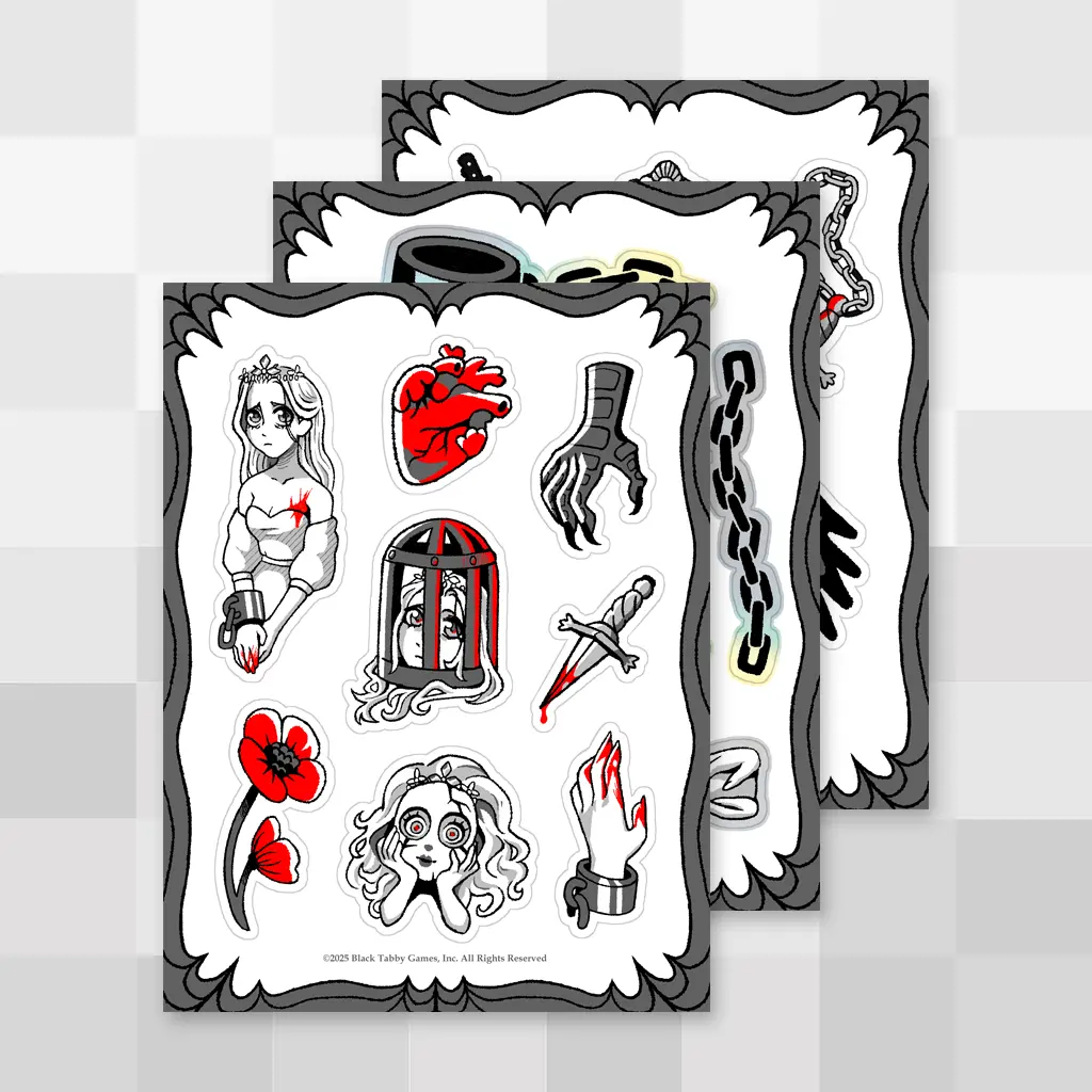 Slay The Princess Sticker Sheet Set 1