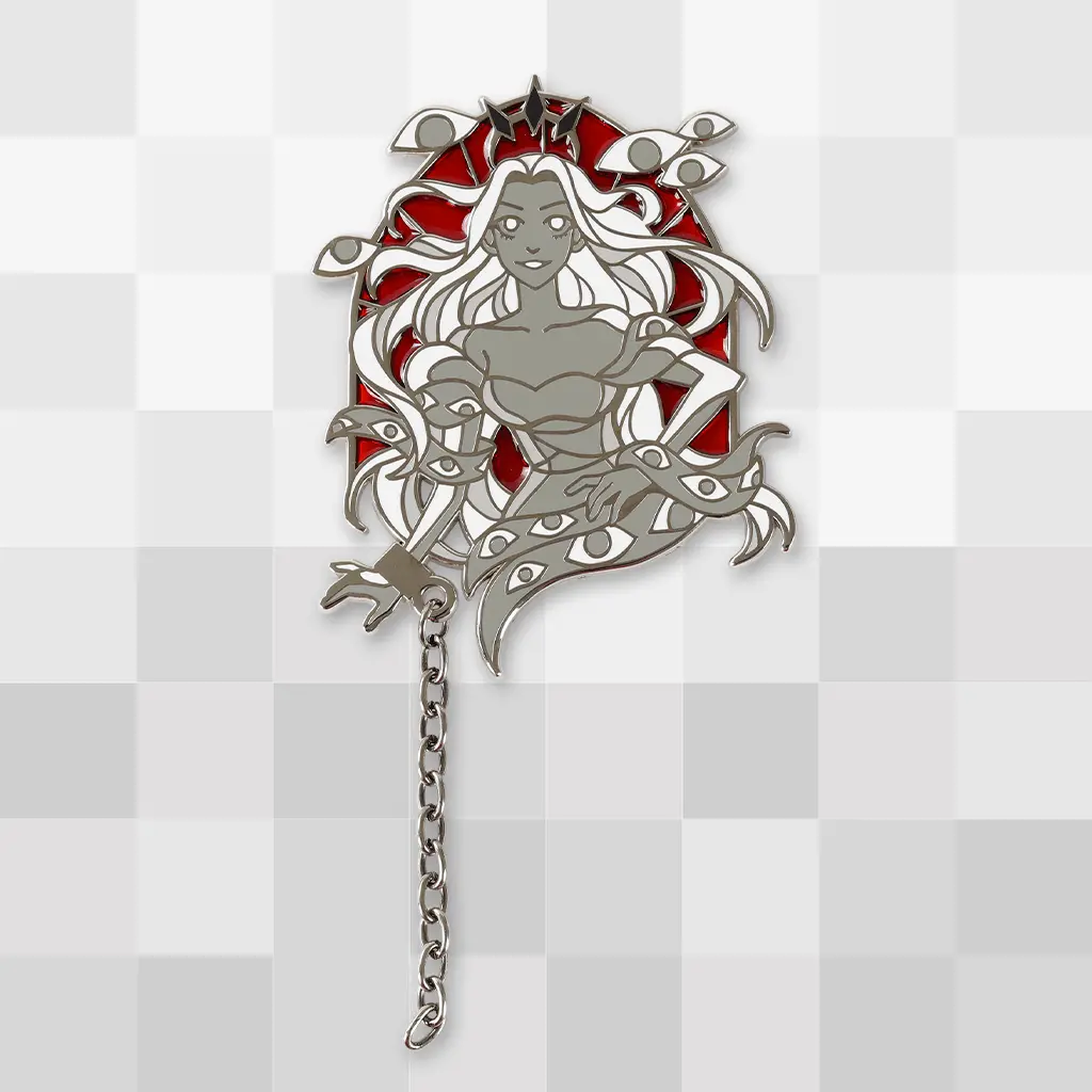 The Tower Stained Glass Pin 1