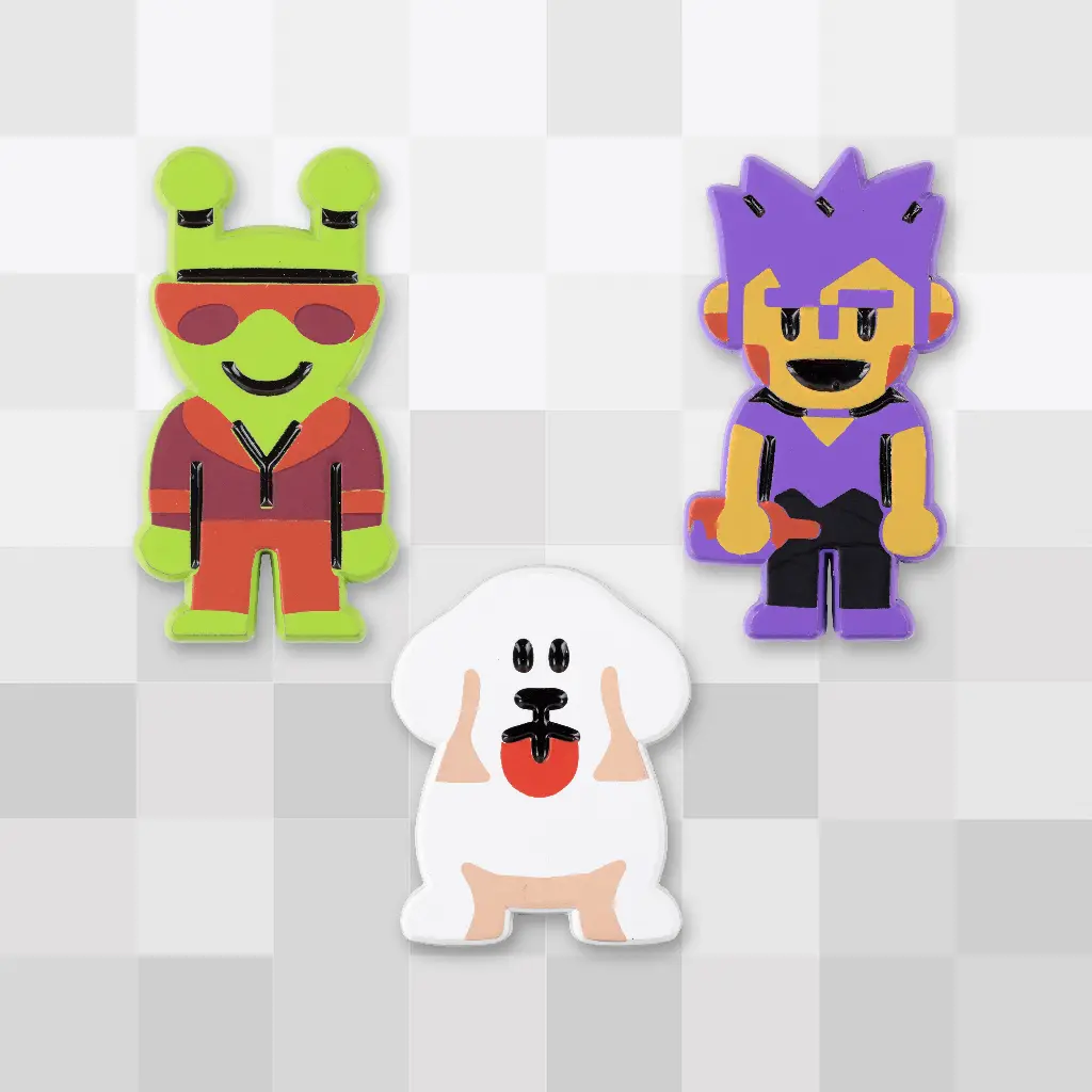 Party House Guests Pin Set 1