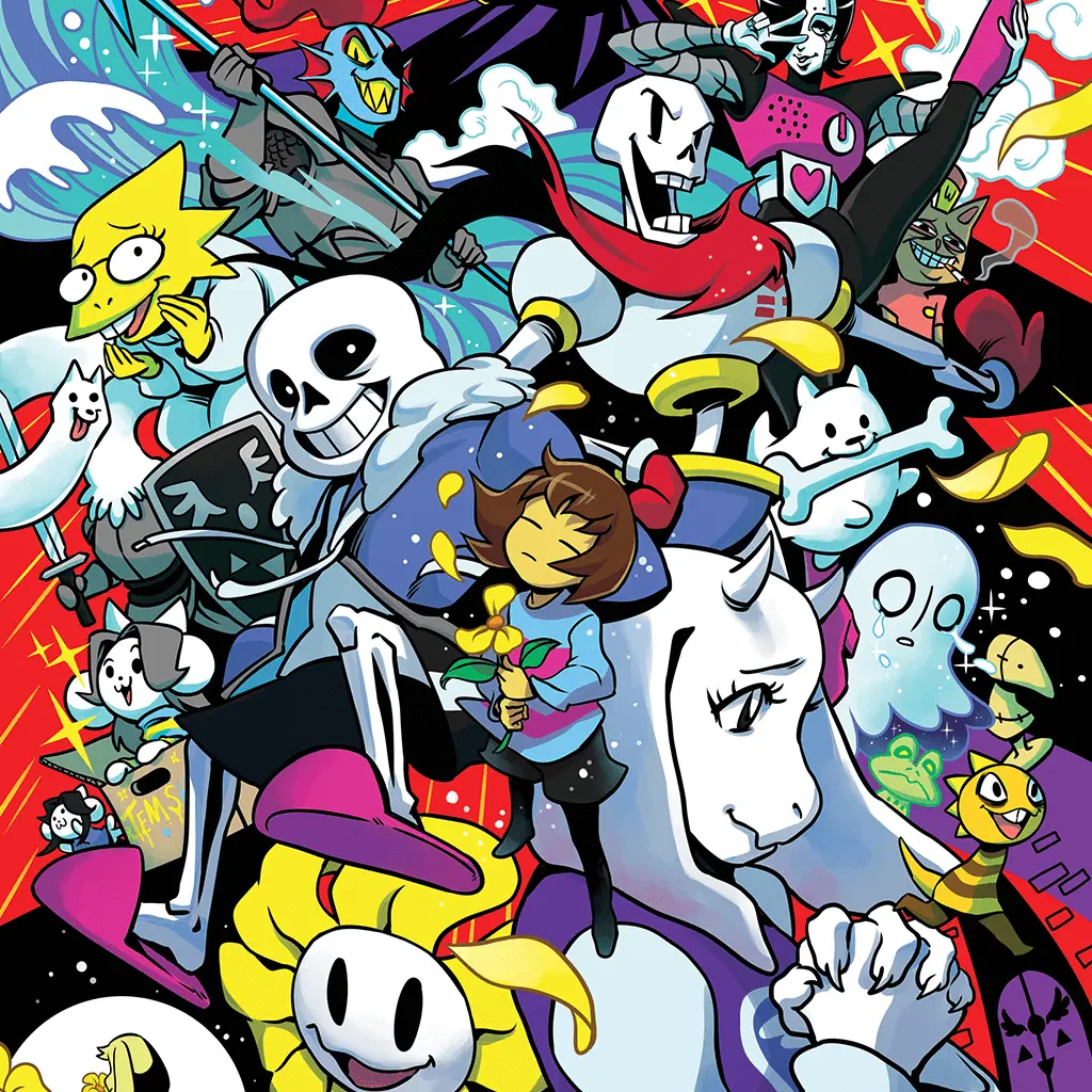 Undertale 5Th Anniversary Poster 1