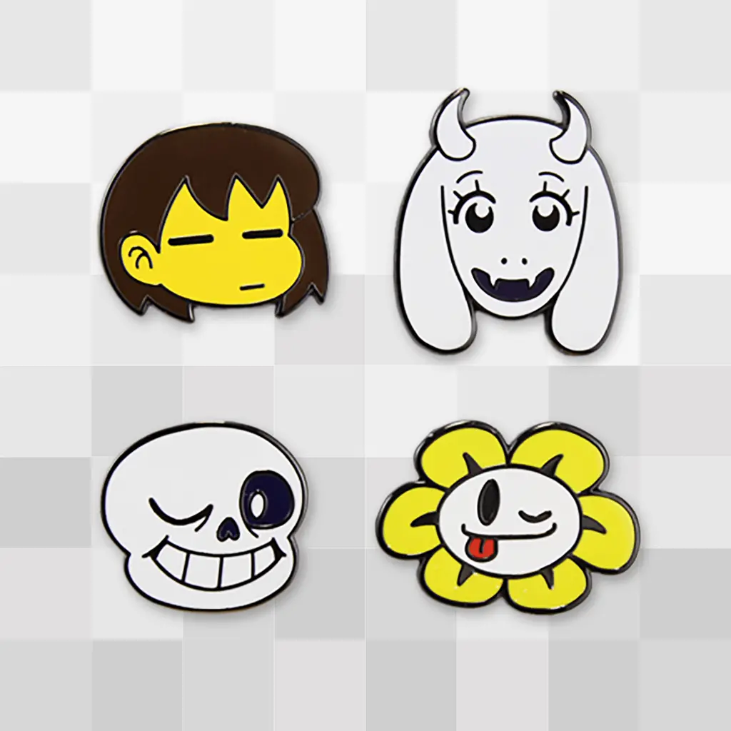Undertale - Character Pins Set 1 1