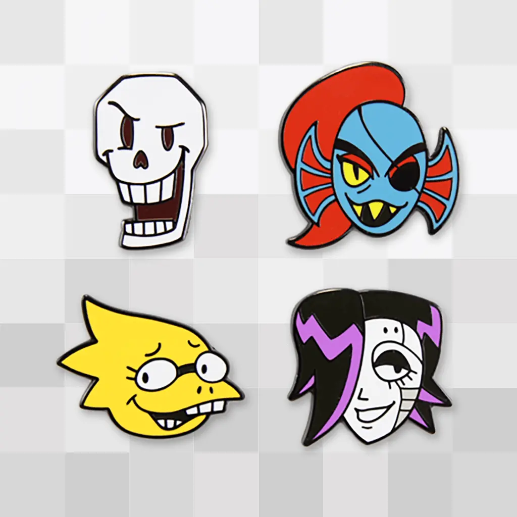 Undertale - Character Pins Set 2 1