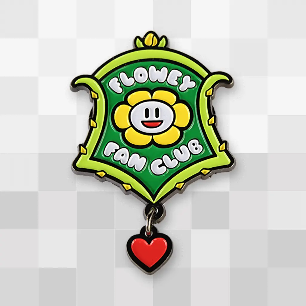 Flowey Fan Club Lapel Pin 1