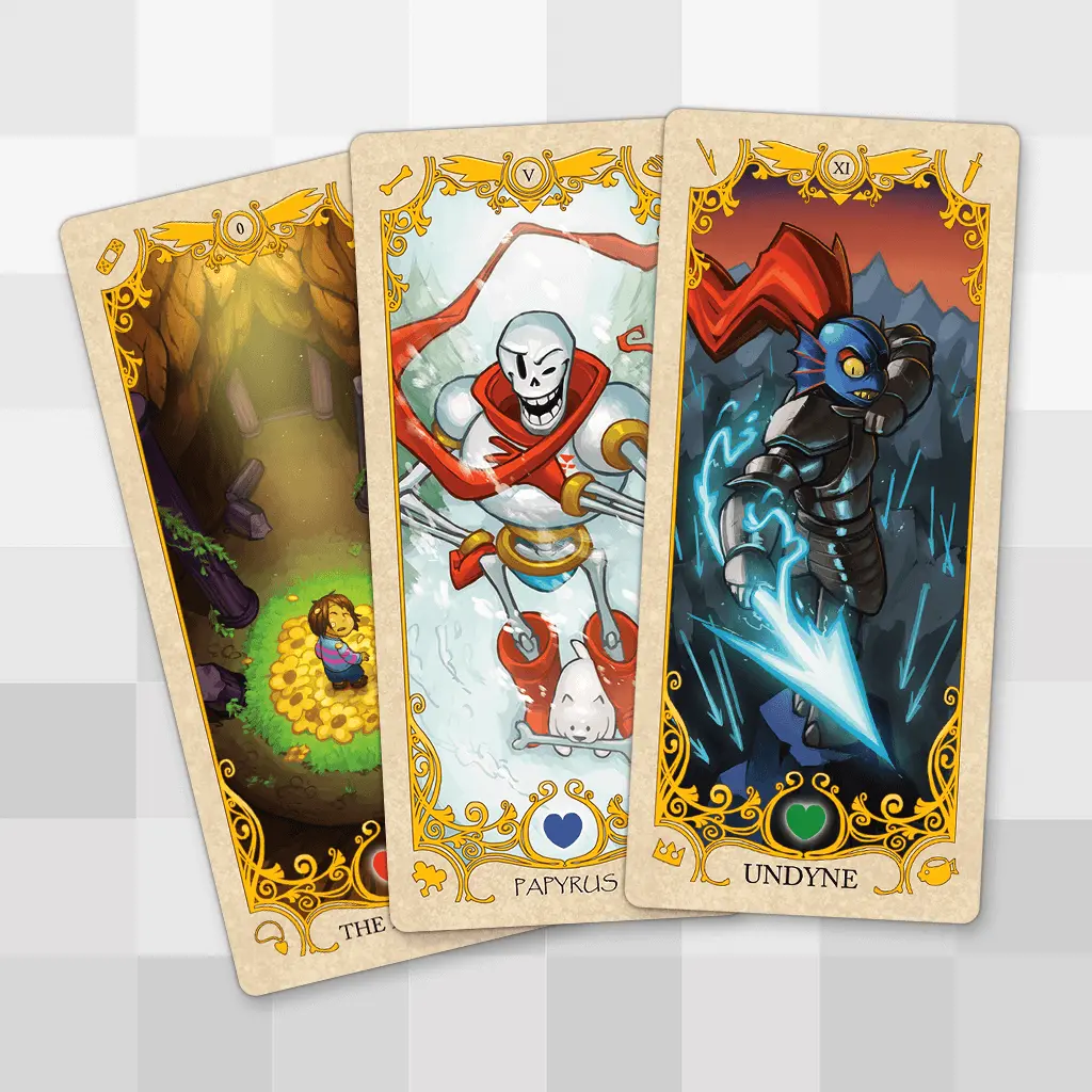 Undertale Tarot Prints 1