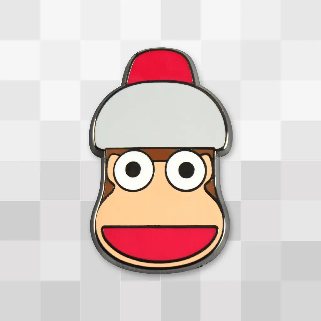 Pipo Monkey Enamel Pin 1