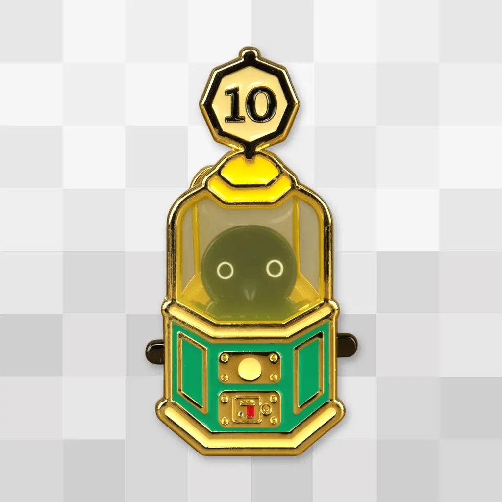 Fortune Teller Crow Sliding Pin 1
