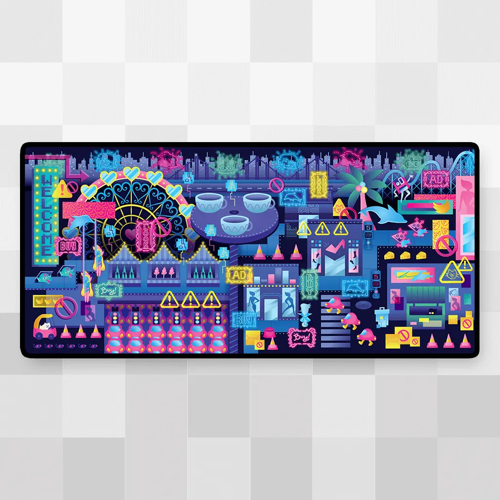 Cyber City Desk Mat 1