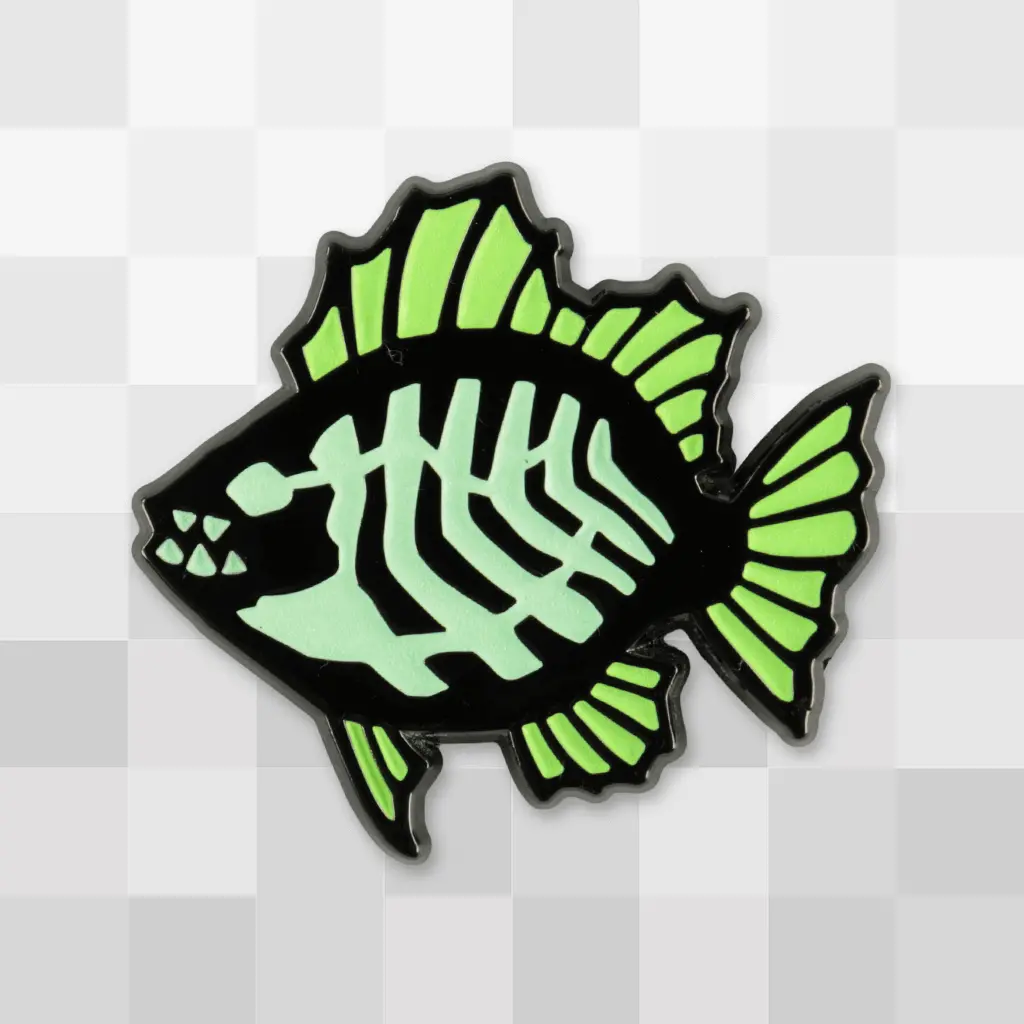 Voltaic Grouper Glow-In-The-Dark Pin 1