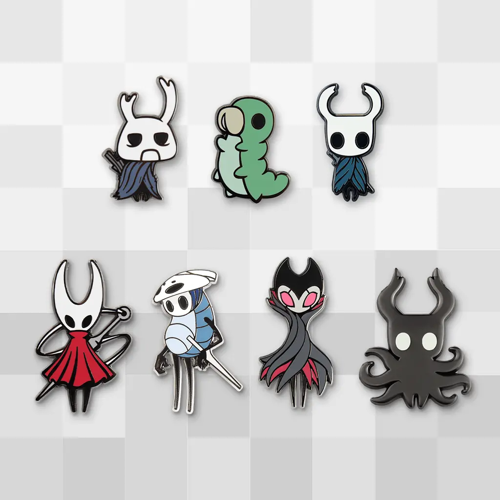 Hollow Knight Enamel Pin Combo 1