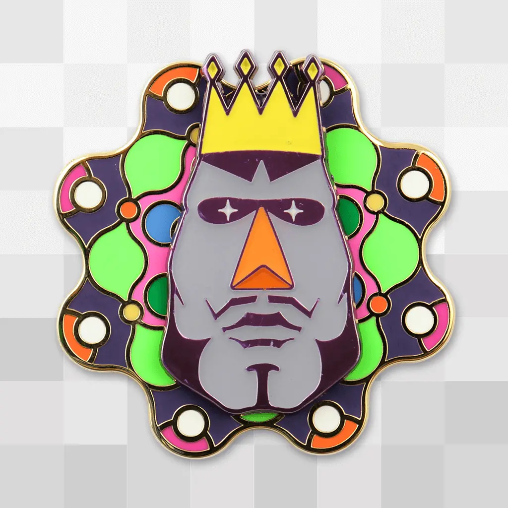 King Of All Cosmos Spinning Pin 1