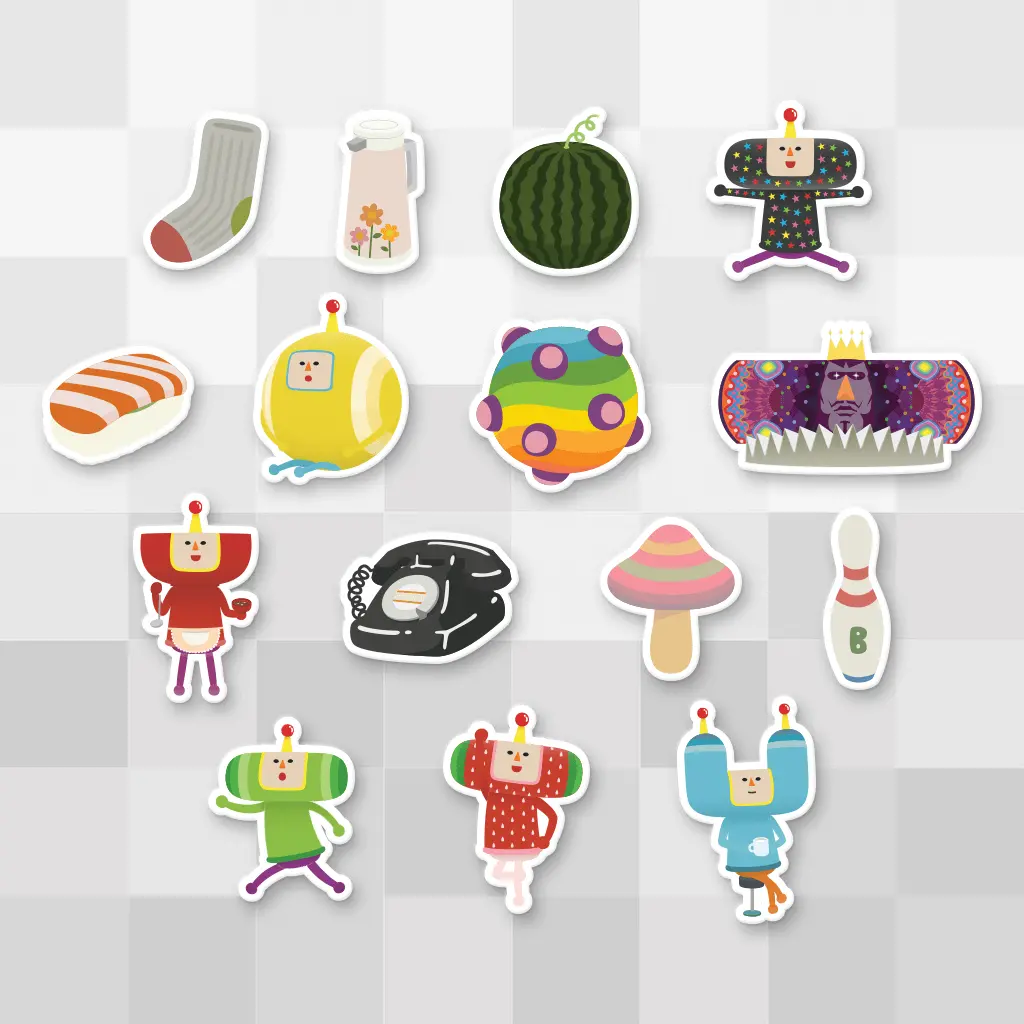 Katamari Fridge Magnets 1
