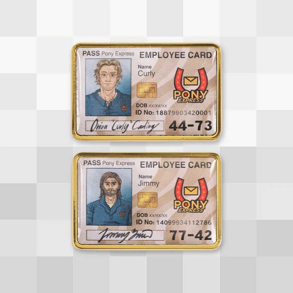 Curly And Jimmy Id Card Pin Set 1