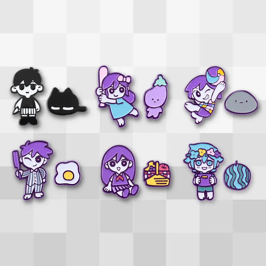 Omori Character Pin Sets 1