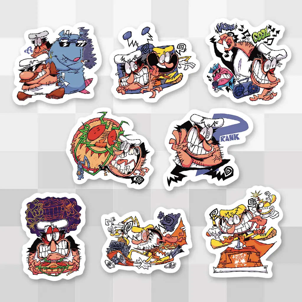 Pizza Tower Sticker Set 1