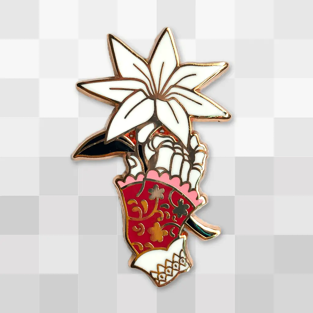 Plain Doll Hand Pin 1