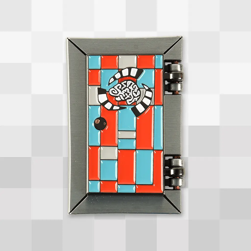 Psycho-Portal Hinged Lenticular Pin 1