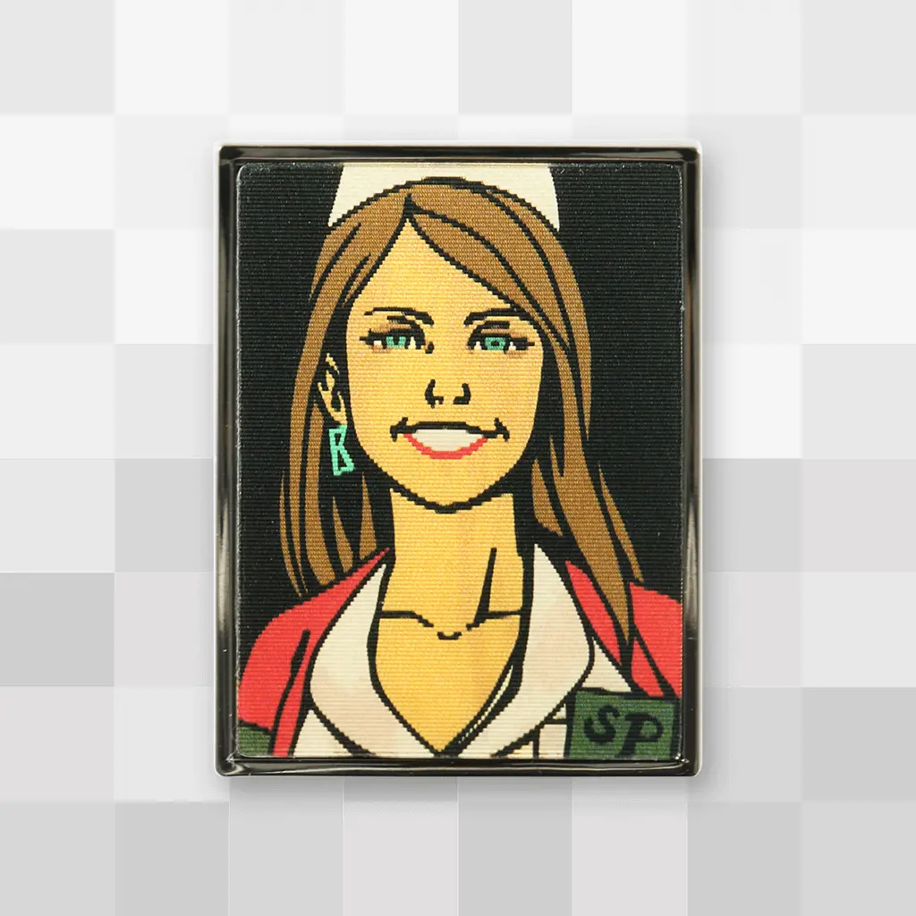 Bloody Lisa Lenticular Pin 1